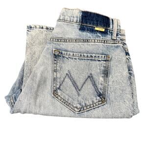 Mother Jeans Womens 29 (30x28 ACTUAL) The Swooner Rascal Ankle Signs & Symbols